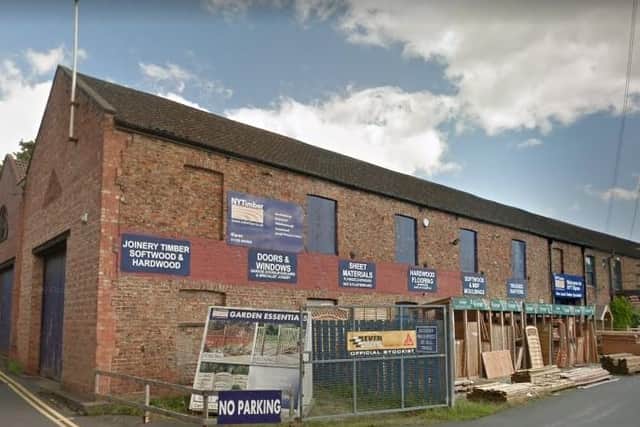 North Yorkshire Timber in Ripon pictured in 2018 before it ceased trading. Photo Google.