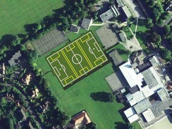 St Aidan's High School has won approval for plans to build a 3G artificial sports pitch.