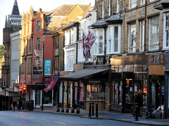 Harrogate is in lockdown once again, like this town centre scene from last Spring (Photo: Gerard Binks)