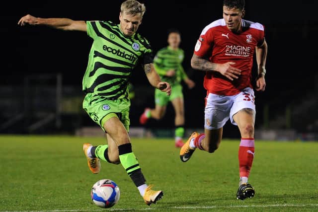 Josh March in action for Forest Green Rovers earlier this season. Picture: Getty Images