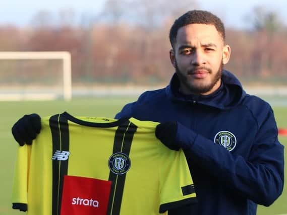 Versatile defender Jay Williams became Harrogate Town's third signing of the January transfer window. Picture: Hal Boxhall-Dockree