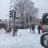 Harrogate Bus Company has paused its services due to dangerous driving conditions in the snow.