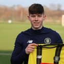 Mitchell Roberts became Harrogate Town's fourth capture of the January transfer window. Picture: Harrogate Town AFC