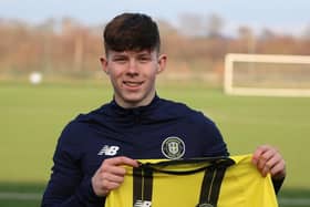 Mitchell Roberts became Harrogate Town's fourth capture of the January transfer window. Picture: Harrogate Town AFC