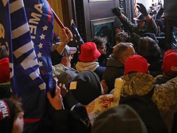 Five people were killed after rioters stormed the Capitol building in Washington DC on Wednesday. (Picture: Getty Images)