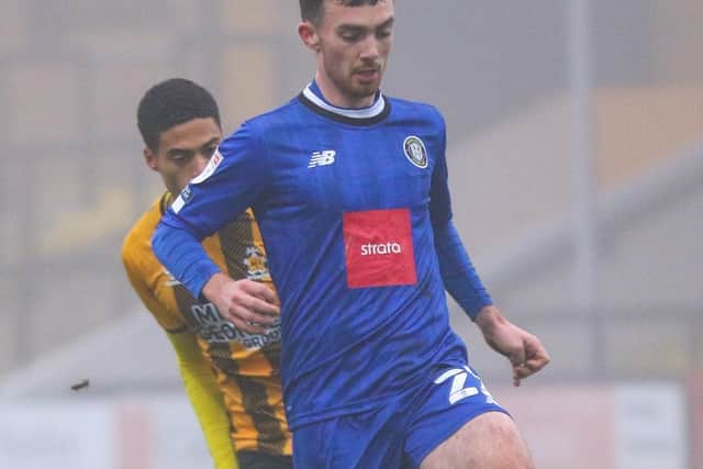 Ed Francis shone once again in the heart of the Harrogate midfield.
