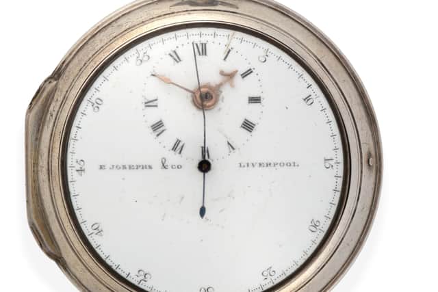 Silver Pair Cased Verge ‘Doctors Dial’ Centre Seconds Pocket Watch signed E Josephs & Co, 1792, realised £480.