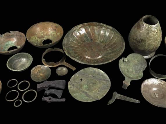 There is so much history in Knaresborough which isn't kept in Knaresborough, in this case, the Knaresborough Roman hoard is the largest bronze vessel hoard ever found in Britain.