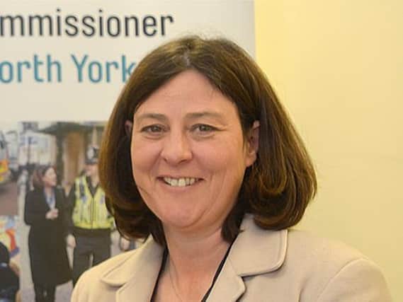 Julia Mulligan, North Yorkshire police, fire and crime commissioner.