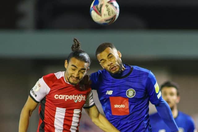 Harrogate Town won 2-1 at Exeter City when the sides met in mid-December.