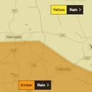 The more serious 'Amber Warning' could have an effect on the Harrogate district, which has officially been handed a 'Yellow Warning' by the Met Office.
