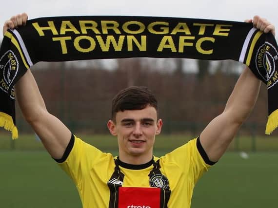 Simon Power is Harrogate Town's sixth signing of the January transfer window. Picture: Harrogate Town AFC