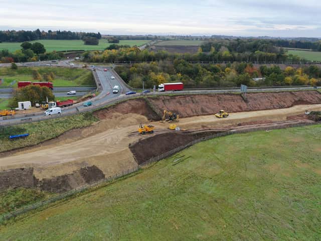 The £7.7m upgrades at Junction 47 on the A1(M) are scheduled for final completion in autumn.