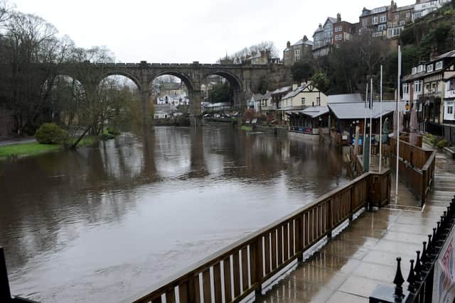 Knaresborough is one of the areas most likely to be hit by flooding. Picture: Gerard Binks.