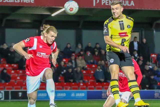 Despite twice taking the lead, Town's last trip to Salford City ended in a 3-2 defeat.