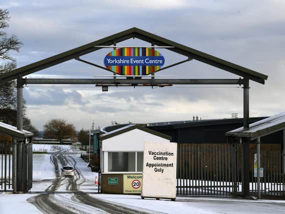 The Yorkshire Event Centre at the Great Yorkshire Showground is our local vaccination site.
