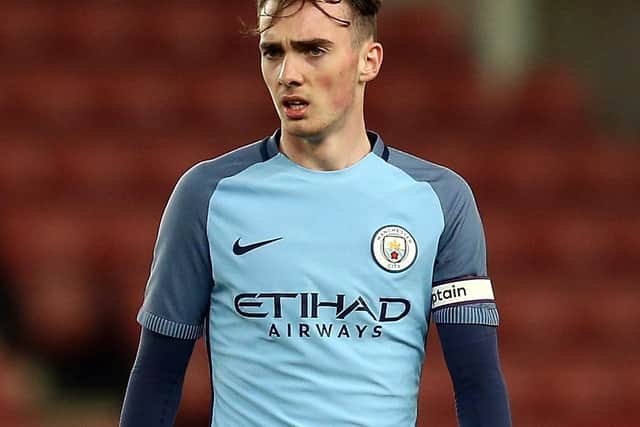 Ed Francis captained Manchester City's under-18s side. Picture: Getty Images