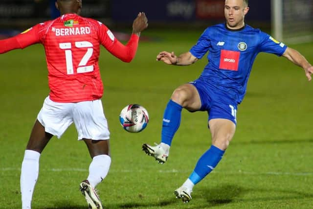 Jack Muldoon netted Town's first equaliser of the evening.