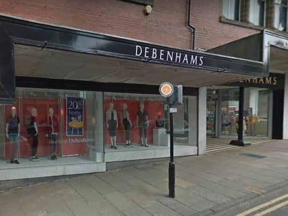 Debenhams on Parliament Street in Harrogate - It is believed 12,000 jobs will now be lost nationwide.