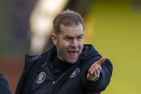 COSTLY: Harrogate Town manager Simon Weaver disagreed with the decision to award Tranmere Rovers a penalty on Tuesday night. Picture: Tony Johnson.