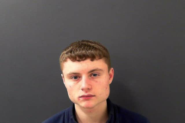 Daniel Prague, 19, has been jailed for two years and four months.