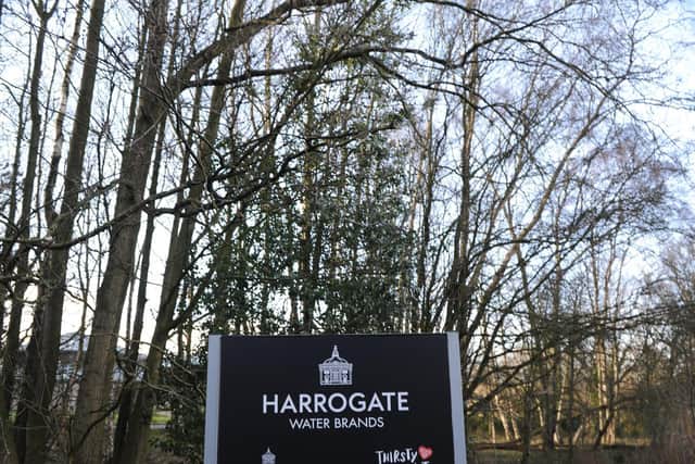 Harrogate Spring Water's bottling plant at Harlow Moor Road in Harrogate.