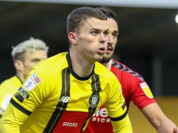 Glasgow Rangers loanee Josh McPake impressed once again for Harrogate Town during Saturday's 2-1 victory over Newport County. Pictures: Matt Kirkham