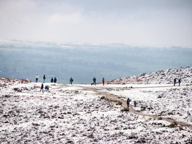 There is a Met Office amber warning in place for heavy snow across Yorkshire. Photo: Ilkley.