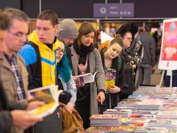 Crowds enjoying a previous Thought Bubble comic art festival in Harrogate before Covid. (Picture by Andrew Benge)