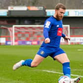 George Thomson in action against Crawley Town. Picture: UK Sports Images Ltd/Jamie Evans.