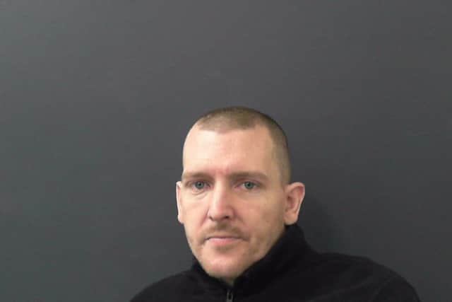 Andrew Hunter, 39, was jailed for 17 months.