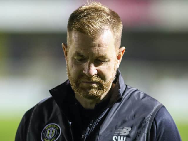 Harrogate Town manager Simon Weaver. Pictures: Matt Kirkham