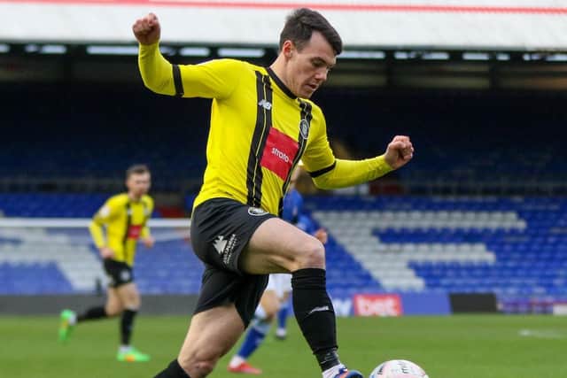 Ryan Fallowfield's last Harrogate Town start came against Oldham Athletic on Boxing Day.