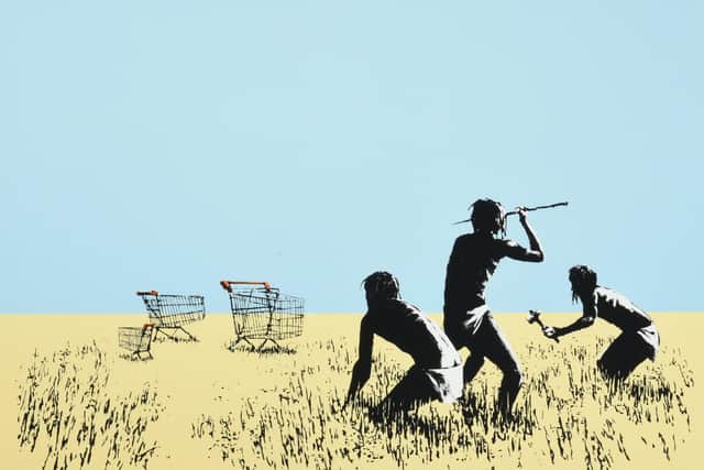 Banksy ‘Trolleys’ – estimate: £40,000-60,000.