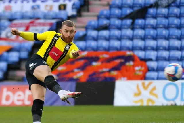 George Thomson bagged a brace at Oldham Athletic on Boxing Day, and those goals saw Town come from behind to win a League Two match for the first time.