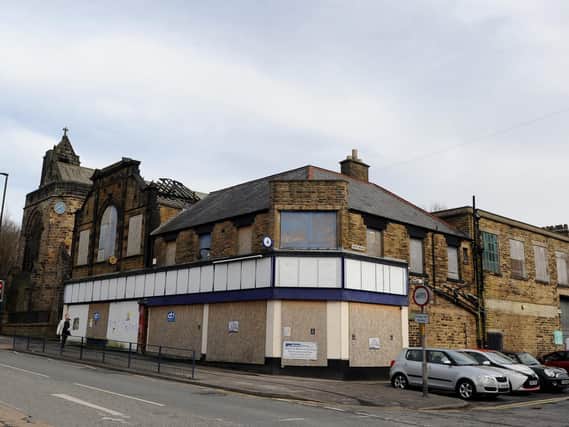Set for redevelopment? Plans are finally coming together to do something about part of a Victorian building in Harrogate left derelict since a major blaze in 2018.