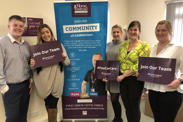 Home Instead Wetherby and North Leeds is looking for 80 new caregivers.