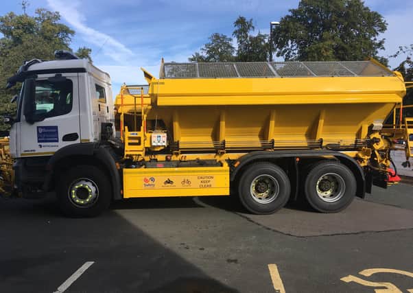 One of NYCC’s modern fleet of gritters