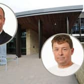 Harrogate council leader Richard Cooper (left) and Liberal Democrat councillor Chris Aldred (right).