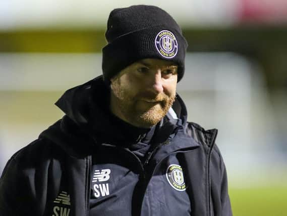 Harrogate Town manager Simon Weaver. Pictures: Matt Kirkham