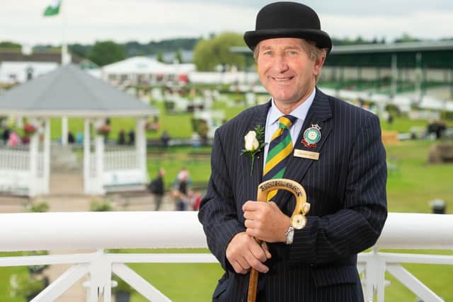 Charles Mills, Honorary Show Director of the Great Yorkshire Show.