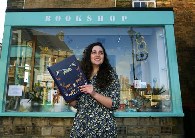 Bookshop owner Keira Andrews. Picture : Jonathan Gawthorpe