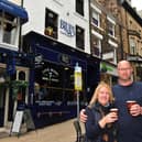 Sharon and Simon Colgan, the couple behind The Grove Inn, pictured outside their Blues Cafe Bar in Harrogate (Photo by Gerard Binks)