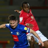 Harrogate Town were beaten 1-0 last time they met Morecambe, back in December. Pictures: Matt Kirkham