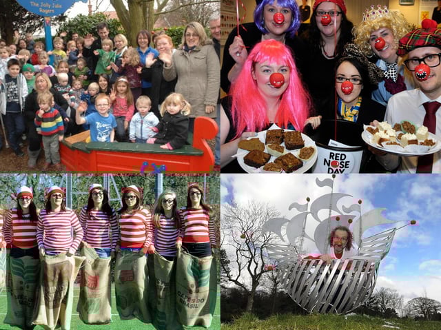 Here are 14 pictures from Comic Relief events in years gone by.