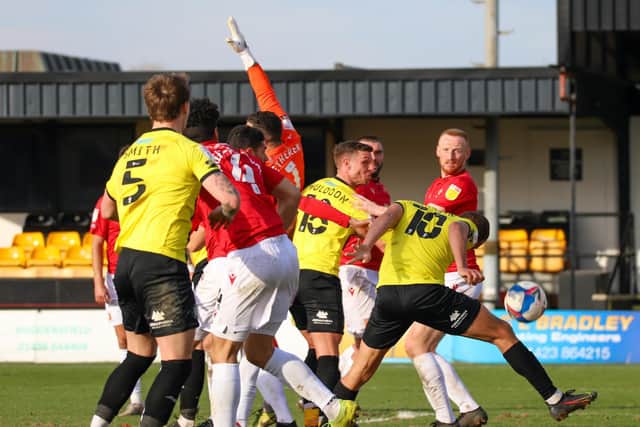 Harrogate Town spurned a host of good chances on their way to a 1-0 home defeat to Morecambe last time out.