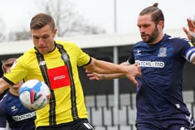 Jack Muldoon missed Harrogate Town's clearest chance to equalise against Southend United. Pictures: Matt Kirkham