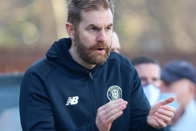 Harrogate Town manager Simon Weaver. Picture: Matt Kirkham