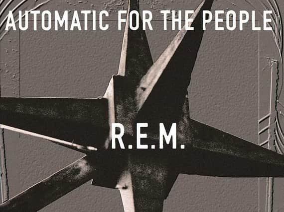 The cover of classic album Automatic For The People by REM which will feature in Harrogates Vinyl Sessions.