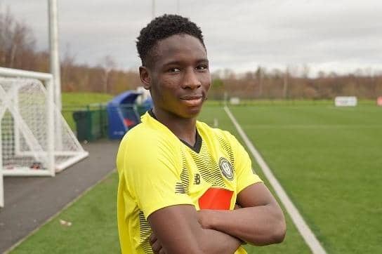 Brahima Diarra has joined Harrogate Town on loan from Huddersfield Town. Picture: Harrogate Town AFC